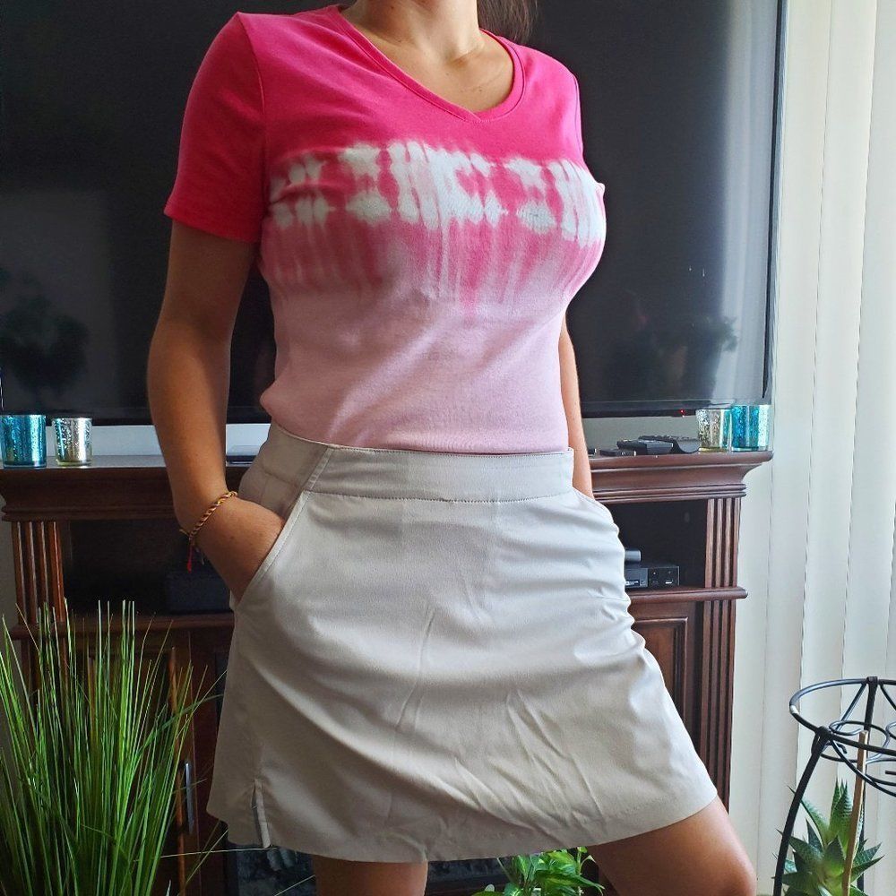 VEUC Lady Halogen Light Khaki Golf Skort